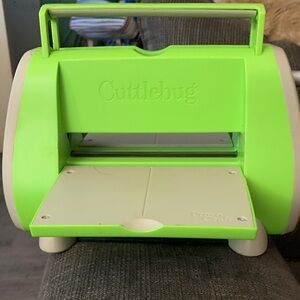 Green and White Die Cutting Machine